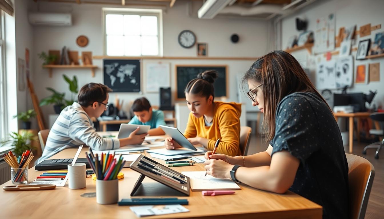 Organized exam preparation notes and academic planner